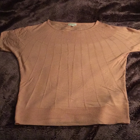 Size M New York and Company pink , coral sweater - Picture 3 of 3